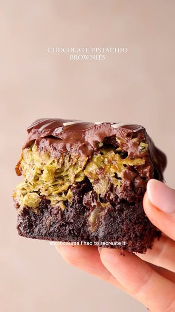 Pistachio Kunafa Browny (Dubai Viral)